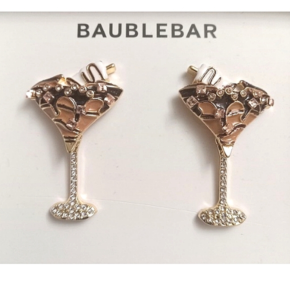 BaubleBar S'mores Martini Earrings - Picture 1 of 5